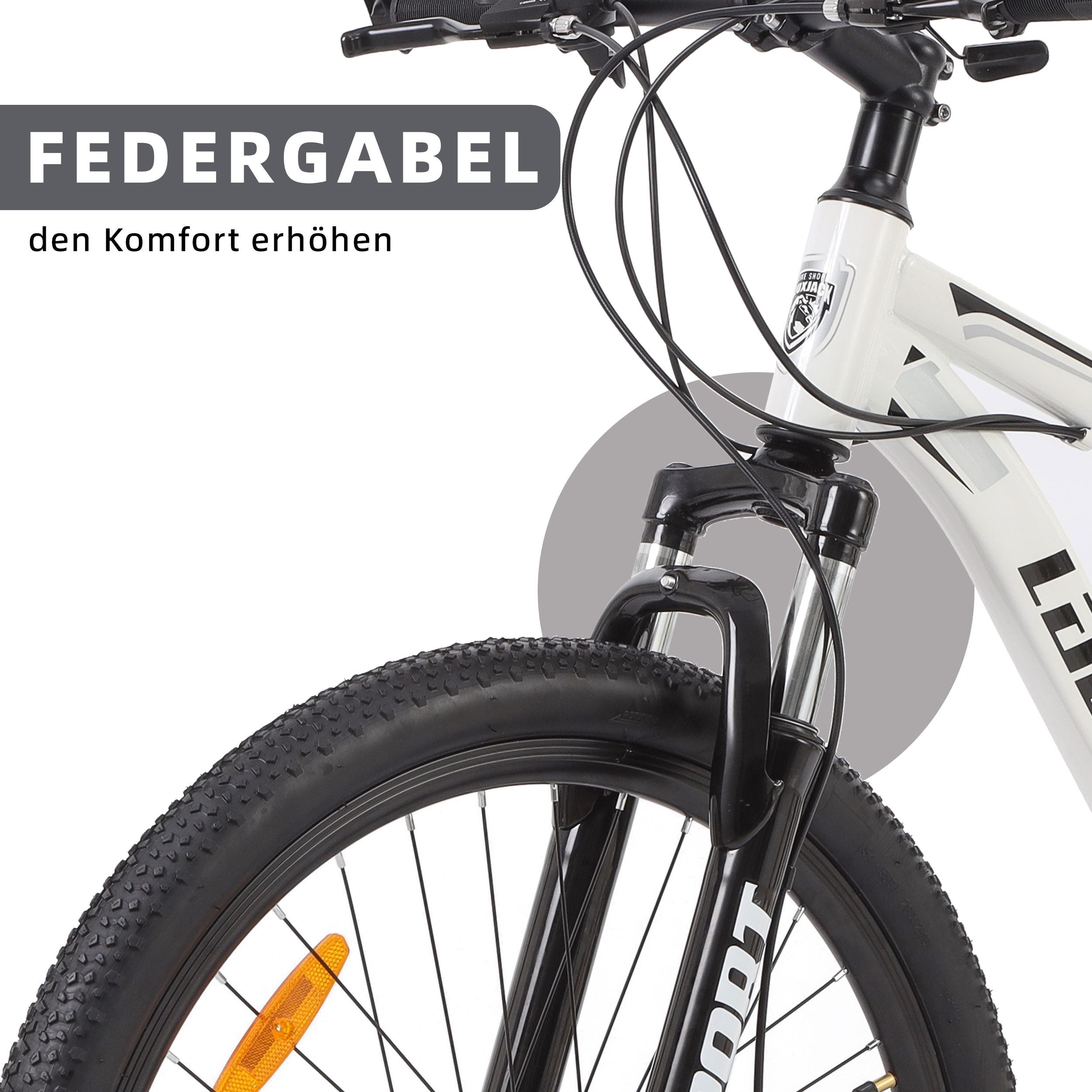 Lauxjack 26 & 28 zoll Mountainbike weiss - B-Ware Zweitbild