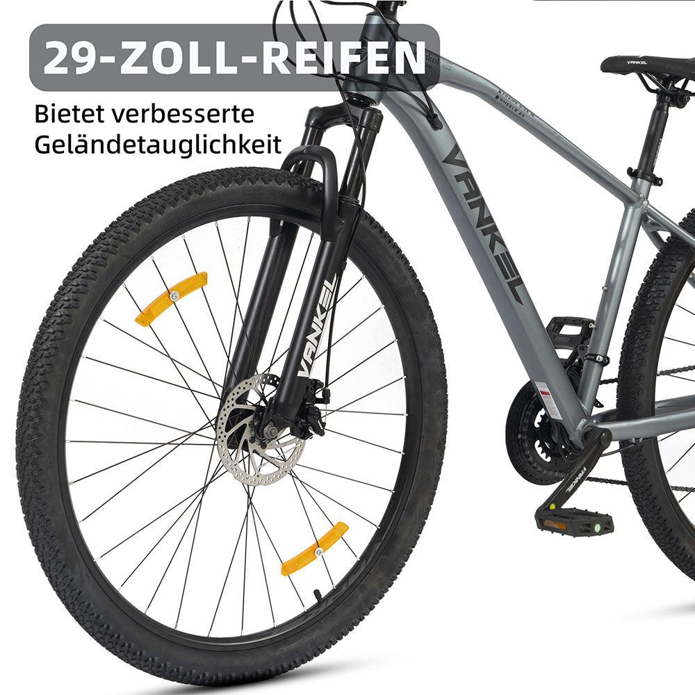 VANKEL Mountainbike Fahrrad 29 Zoll MTB für Damen und Herren, Shimano 21 Gang, B-Ware