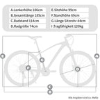 VANKEL Mountainbike Fahrrad 29 Zoll MTB für Damen und Herren, Shimano 21 Gang, B-Ware