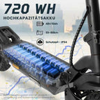LEAWIN T8 E-Scooter 10 Zoll klappbar mit ABE- B-Ware