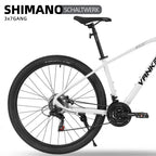VANKEL Mountainbike Fahrrad 29 Zoll MTB für Damen und Herren, Shimano 21 Gang, B-Ware