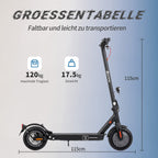 LEAWIN E9T Elektroroller E-Roller (10 Zoll, schwarz)- B-Ware