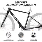 VANKEL Mountainbike 28 zoll Citybike, für Damen Herren, 700C Rennradreifen, Shimano, B-Ware