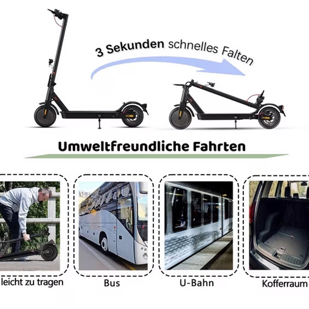 LEAWIN E9 Elektroroller E-Scooter mit Straßenzulassung, 8,5 zoll - B-Ware