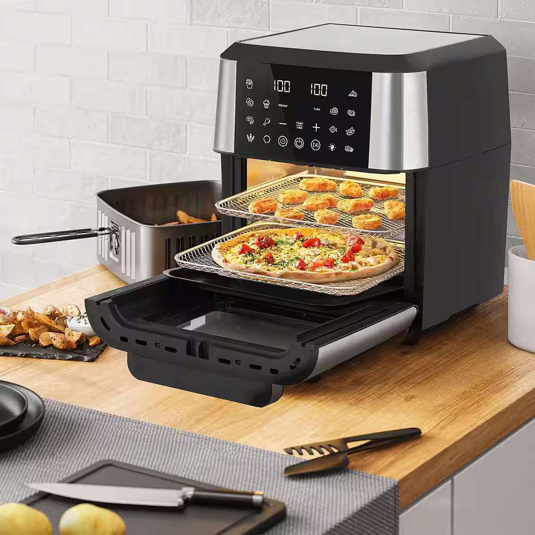 SINAOPUS Heißluftfritteuse 12L Air fryer XXL mit 12 Kochprogramme für Familien, B-Ware Zweitbild