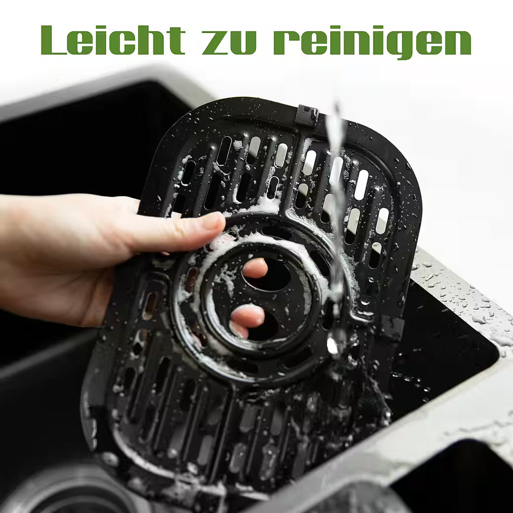SINAOPUS Heißluftfritteuse 9L Heissluftfritteuse, XXL Airfryer mit Doppelkammer, duale Zonen, B-Ware