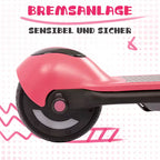 VANKEL Elektro-Kinderroller Cityroller, E Scooter für Kinder, 6-12 Jahre, Bluetooth+Bunte Lichter, B-Ware
