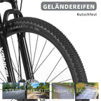 VANKEL Mountainbike Fahrrad 29 Zoll MTB für Damen und Herren, Shimano 21 Gang, B-Ware