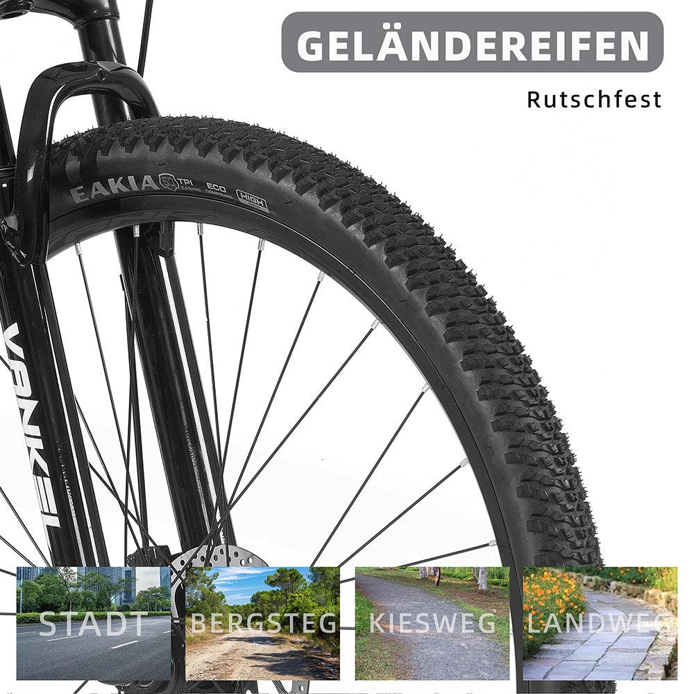 VANKEL Mountainbike Fahrrad 29 Zoll MTB für Damen und Herren, Shimano 21 Gang, B-Ware