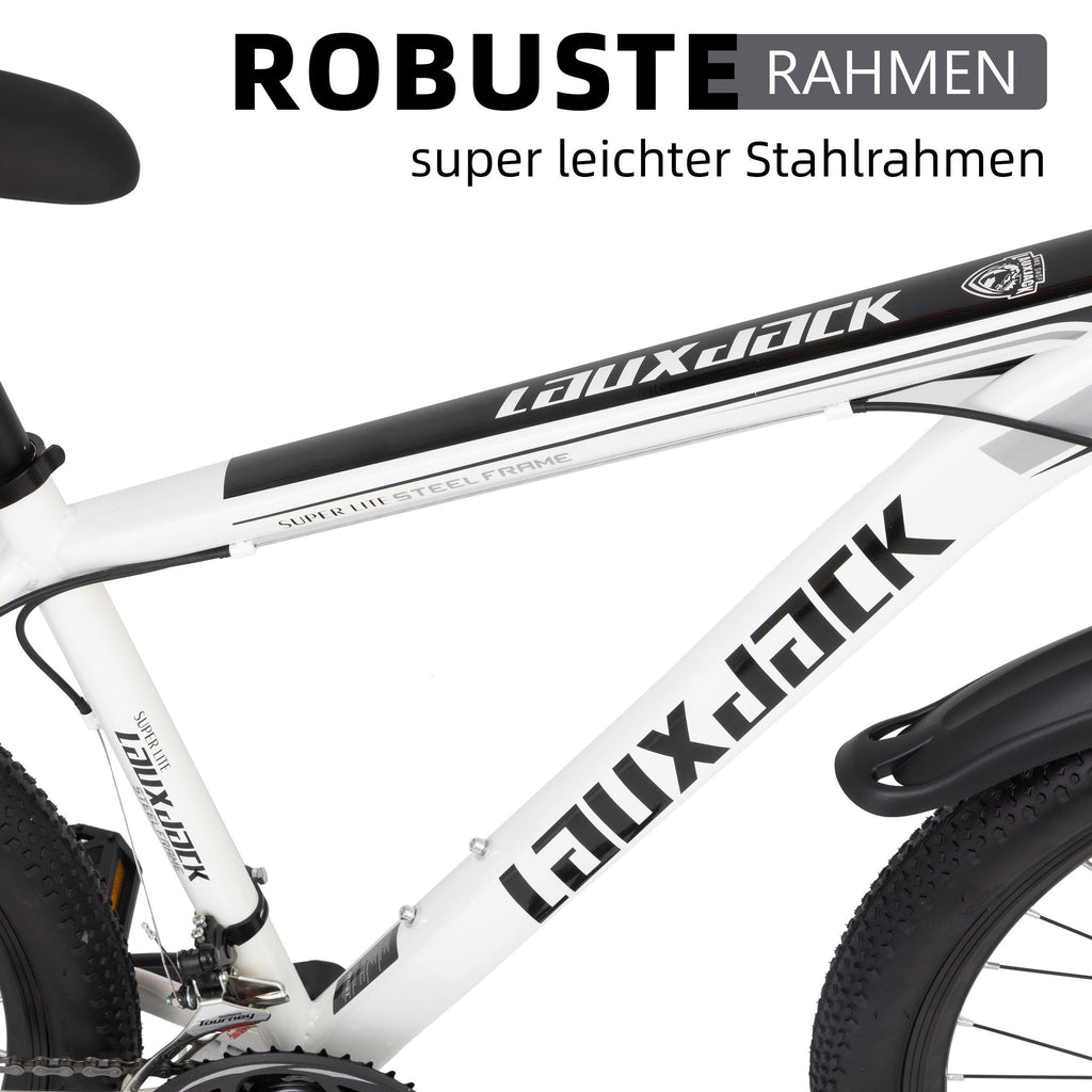 Lauxjack 26 & 28 zoll Mountainbike weiss - B-Ware