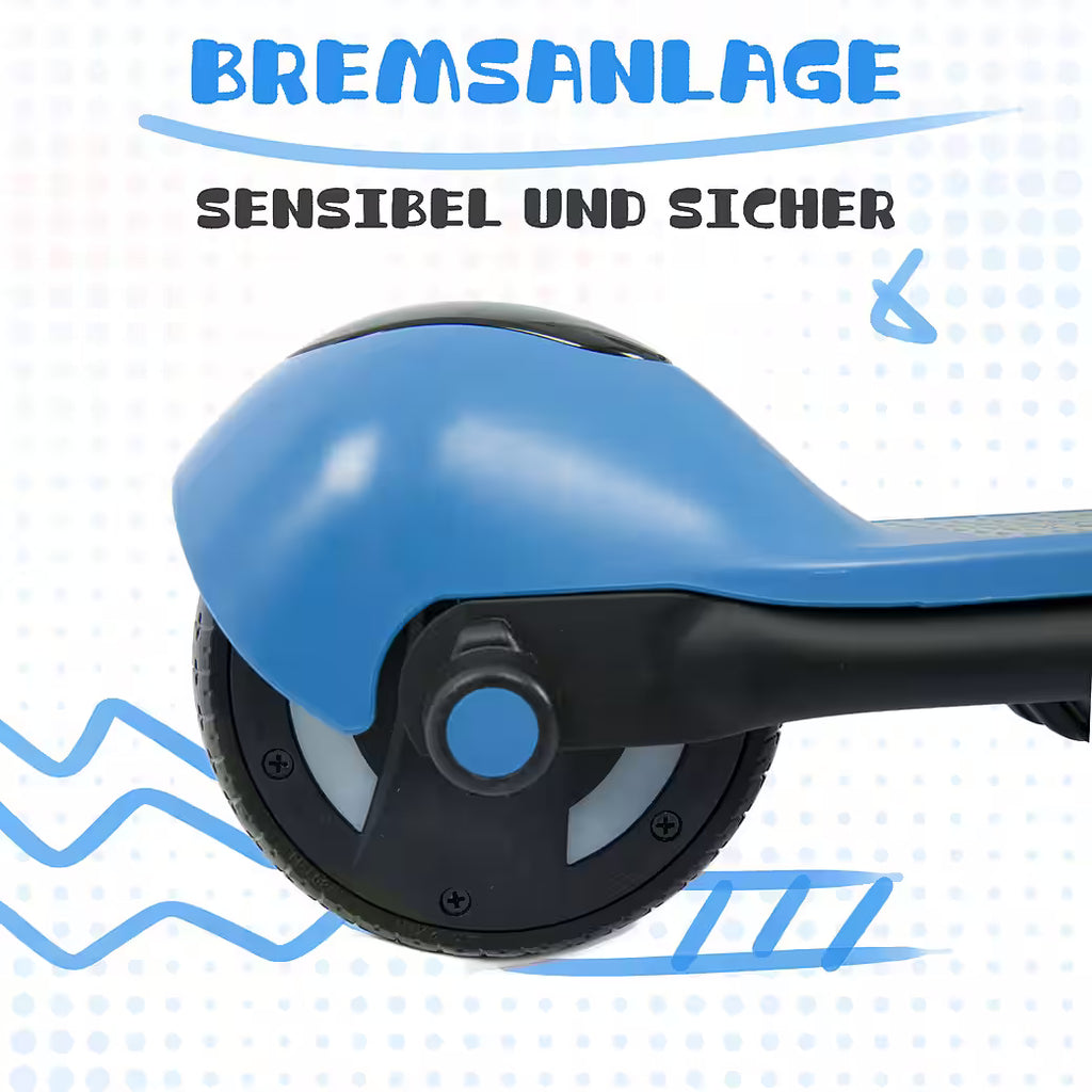 VANKEL Elektro-Kinderroller Cityroller, E Scooter für Kinder, 6-12 Jahre, Bluetooth+Bunte Lichter, B-Ware
