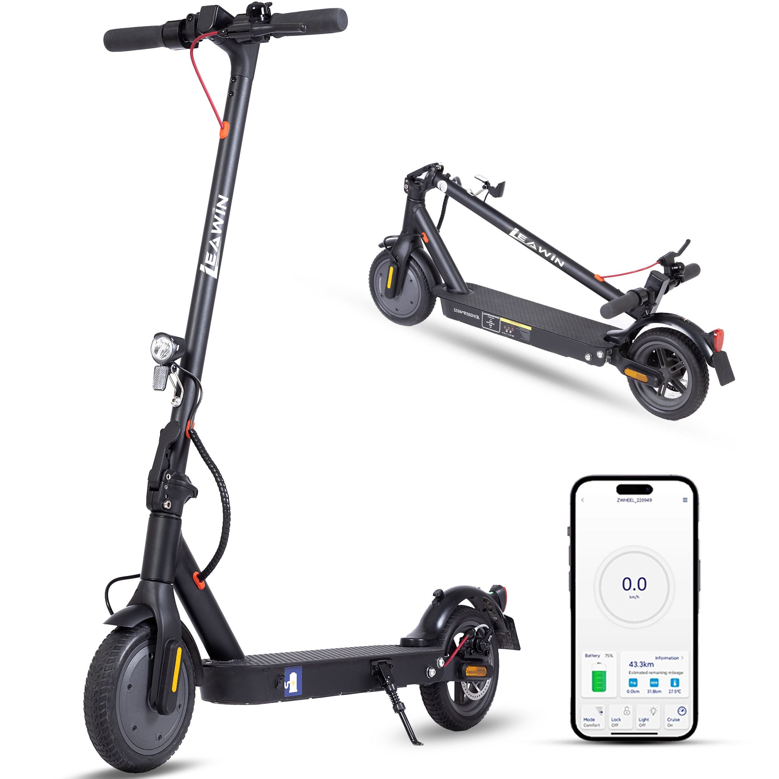 LEAWIN E9 Elektroroller E-Scooter mit Straßenzulassung, 8,5 zoll - B-Ware Hauptbild
