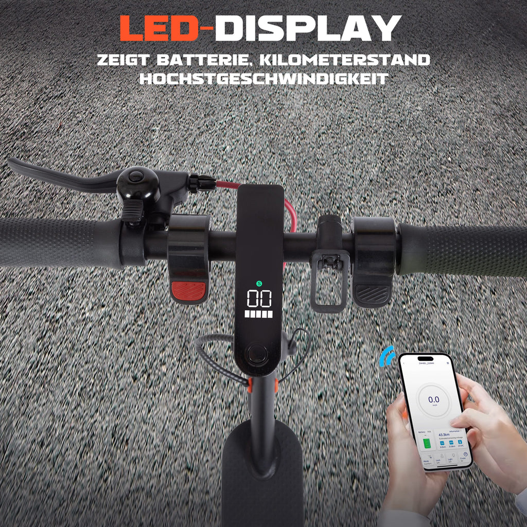 LEAWIN E9 Elektroroller E-Scooter mit Straßenzulassung, 8,5 zoll - B-Ware