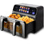 SINAOPUS 802TS 10L Doppelkammer 10 Programme Heißluftfritteuse 2200 Watt - B-Ware sehr gut