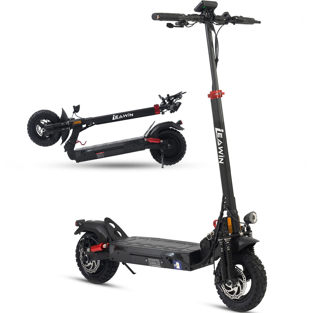 LEAWIN T4 Elektroroller E-Roller (10 Zoll, Schwarz)- B-Ware