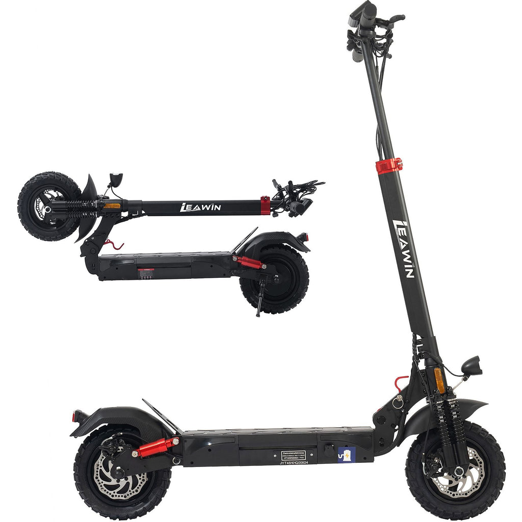 LEAWIN T4 Elektroroller E-Roller (10 Zoll, Schwarz)- B-Ware