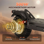 LEAWIN T4 Elektroroller E-Roller (10 Zoll, Schwarz)- B-Ware