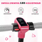 VANKEL Elektro-Kinderroller Cityroller, E Scooter für Kinder, 6-12 Jahre, Bluetooth+Bunte Lichter, B-Ware