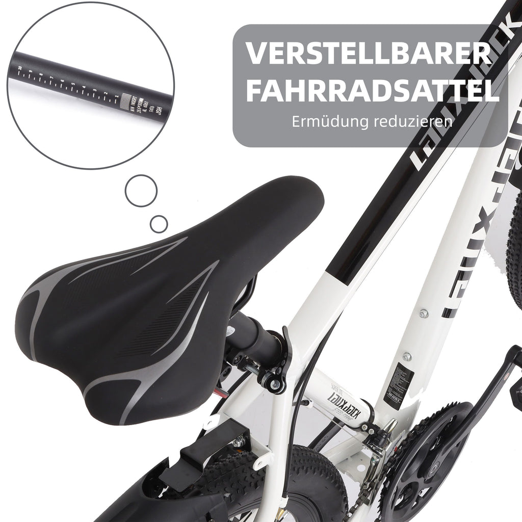 Lauxjack 26 & 28 zoll Mountainbike weiss - B-Ware