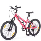 VANKEL Mountainbike 24 Zoll Jungen Mädchen Kinderrad 6 Gang Schaltung Kettenschaltung, B-Ware