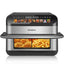 SINAOPUS Heißluftfritteuse 10 L Doppelkammer Airfryer Doppelbehälter-Modus mit unabhängiger Steuerung, B-Ware