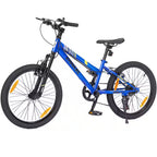 VANKEL Mountain Bike 24 Inch Boys Girls Kids Bike 6 Speed Derailleur Gear, B-Stock