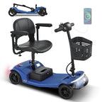 Sweetrich Elektromobil S2 schneller Aufbau seniorenmobil ,15 km Reichweite (Farbe-Blau)- B-Ware