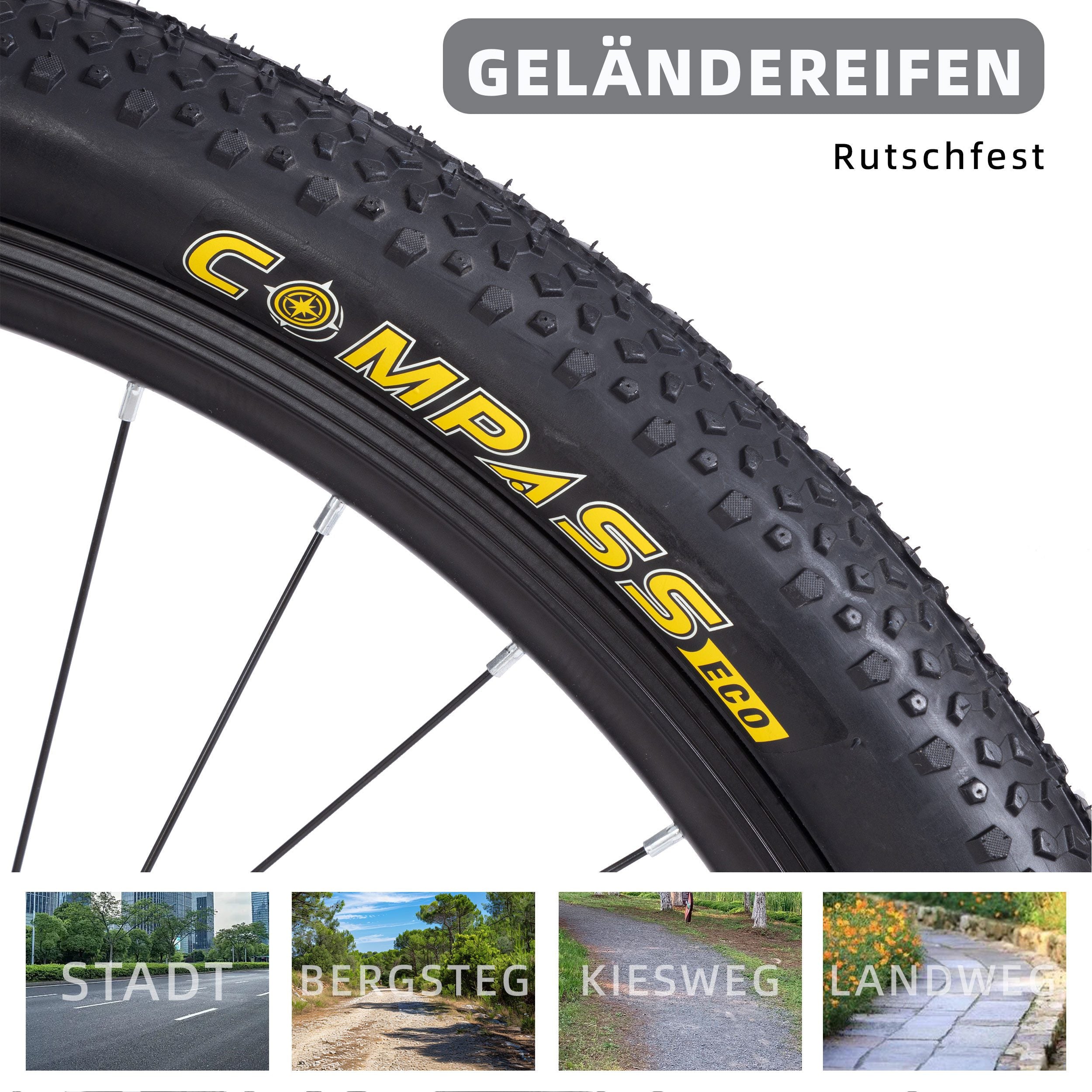 Lauxjack 26 & 28 zoll Mountainbike weiss - B-Ware