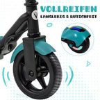 VANKEL Elektro-Kinderroller Cityroller, E Scooter für Kinder, 6-12 Jahre, Bluetooth+Bunte Lichter, B-Ware