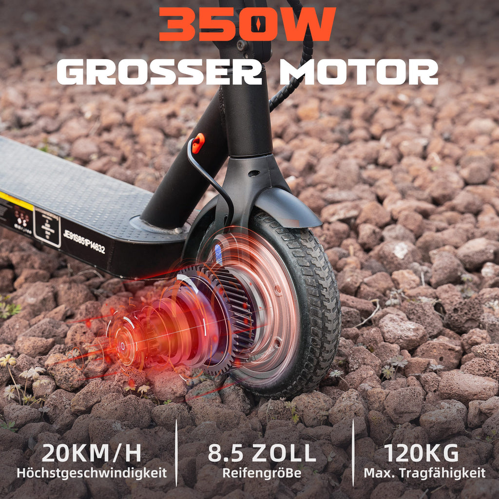 LEAWIN E9 Elektroroller E-Scooter mit Straßenzulassung, 8,5 zoll - B-Ware