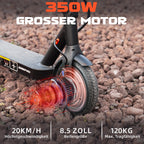 LEAWIN E9 Elektroroller E-Scooter mit Straßenzulassung, 8,5 zoll - B-Ware
