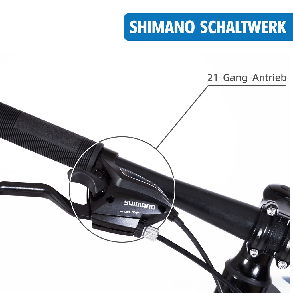 Lauxjack 26 & 28 zoll Mountainbike schwarz - B-Ware