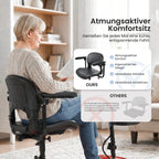 Sweetrich S2 Elektromobil – Elektromobil, 15 km Reichweite,Faltbar – 136 kg Tragkraft – Für Senioren – Rot