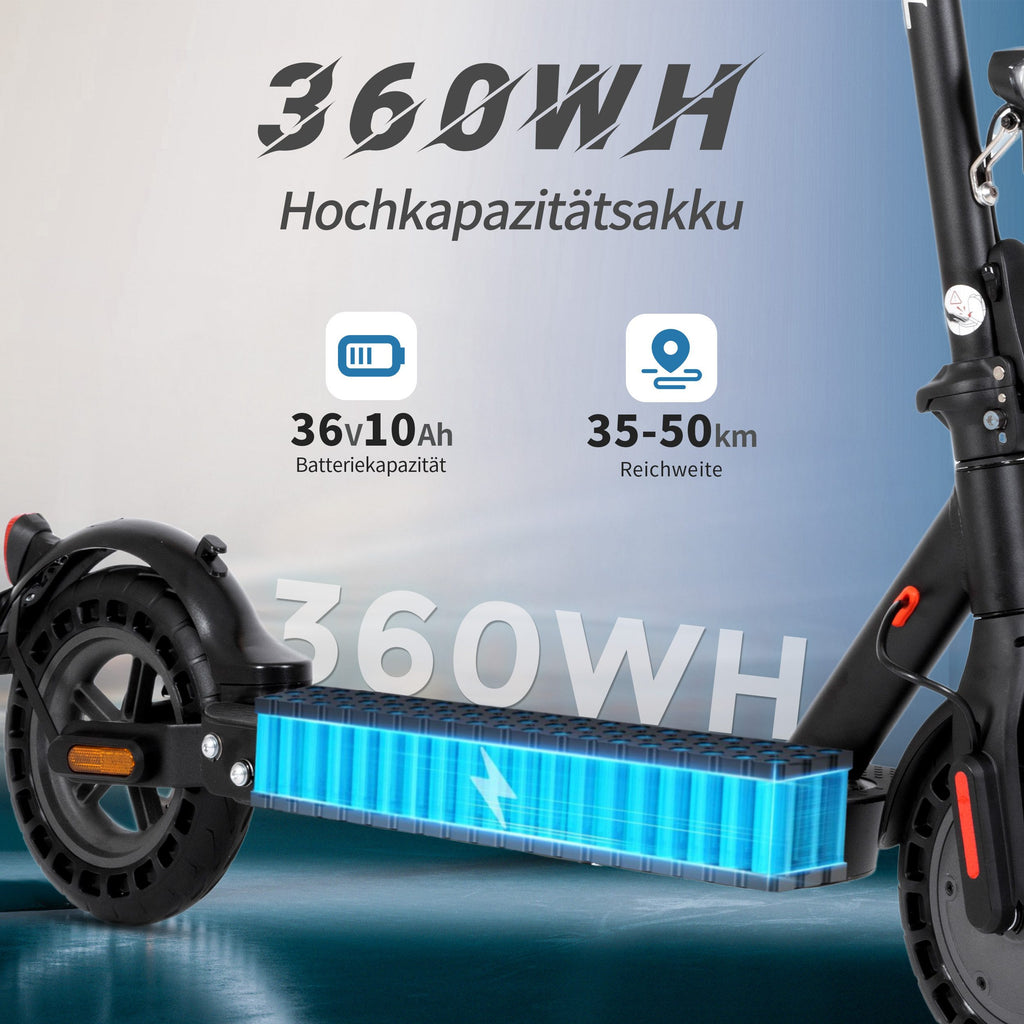 LEAWIN E9T Elektroroller E-Roller (10 Zoll, schwarz)- B-Ware